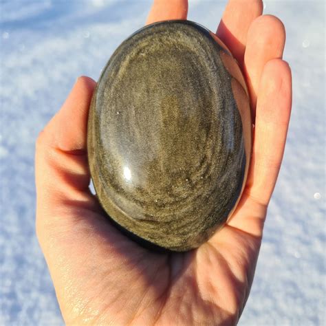 Obsidianas auksinis 217 g - Gydomieji Akmenys