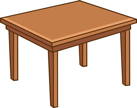 Wooden table clipart design illustration 9305622 PNG #3273573