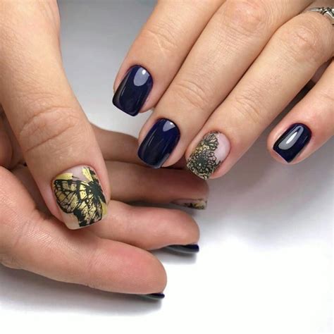 Маникюр с фольгой: свежие идеи, тренды и новинки | Nail polish art ...
