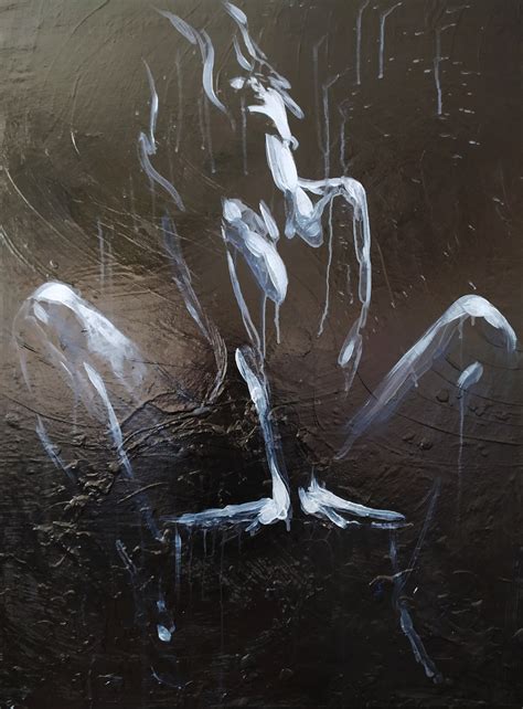 Erotic Painting Original Black and White Passionate Art - Etsy