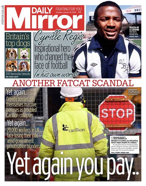 Herald zeitung reports on a major local scandal today 7