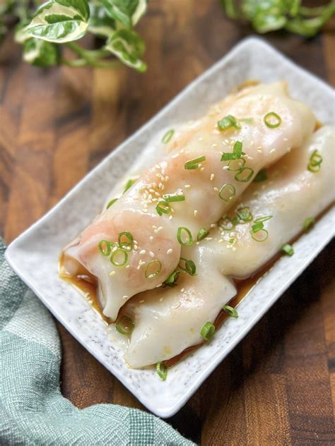 shrimp rice noodle rolls cheung fun smelly lunchbox