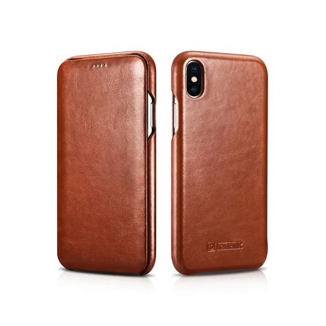 ICARER кожаный чехол ручной работы для iPhone Max Transformer Series ...