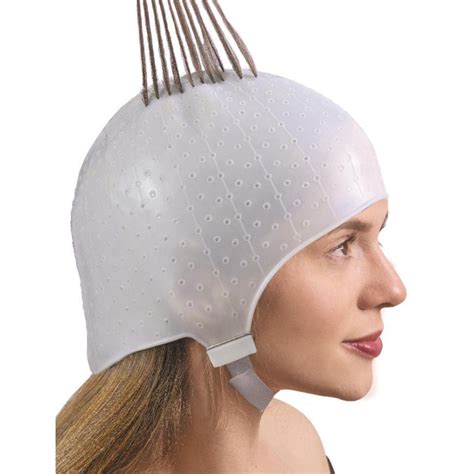 Touca De Luzes Silicone - Touca De silicone Profissional Para Luzes e Mechas | Shopee Brasil