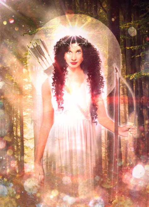 Diana the Huntress 5X7 Blank Greeting Card - Etsy | Oracle art, Divine ...