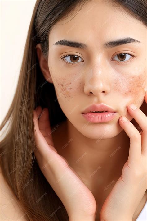 Premium Photo | Acne Pimples and Blackheads on Face