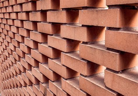 tekstur pagar bata merah mewah  foto stok  gambar