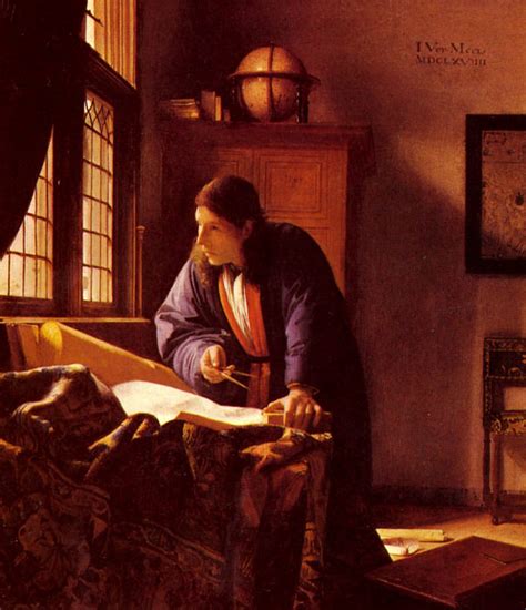 Vermeer The Geographer (картина) — Ян Вермеер
