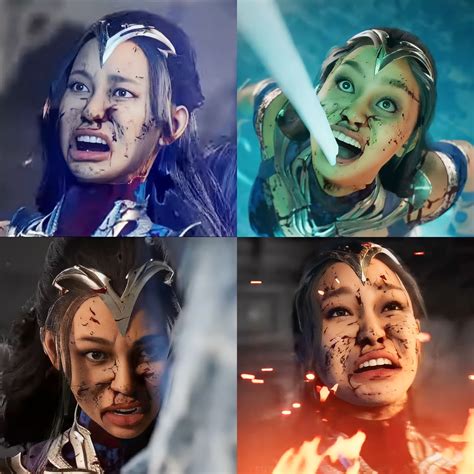 Is anyone waiting to see a "normal" Kitana full-face in MK1 : r