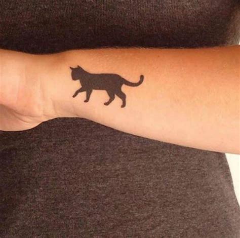 Black Cat Silhouette Tattoo Ideas - Design Talk