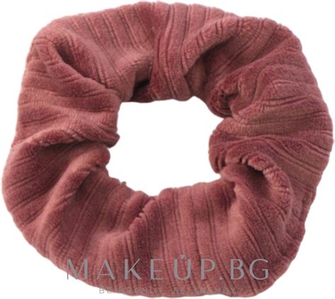 Lolita Accessories - Ластик за коса, кадифе, теракота рипс | Makeup.bg