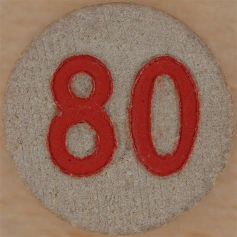 Bingo Number 80