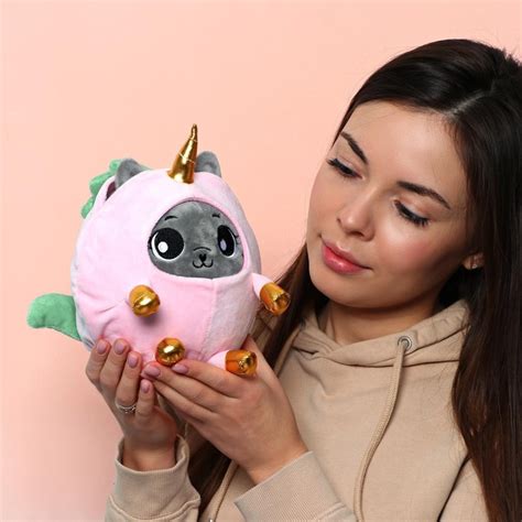 Мягкая игрушка «Котик в костюме единорожки», 20 см. Milo toys