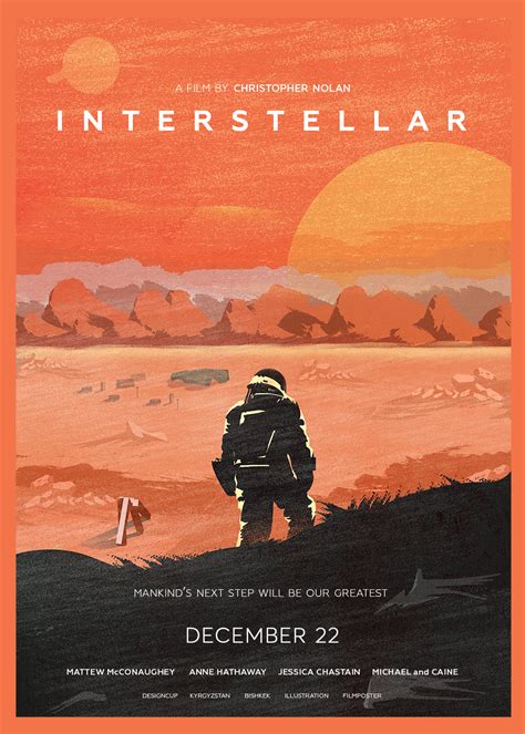 Interstellar - poster on Behance Film Posters Art, Film Poster Design, Cinema Posters, Film Art ...