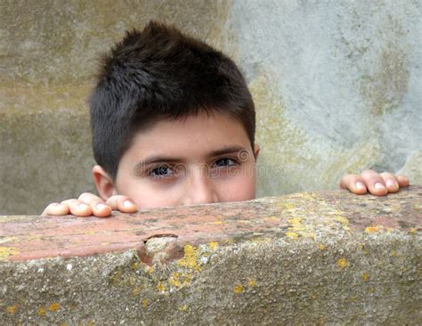 Hidden Boy stock photo. Image of game, brat, sight, child - 874338
