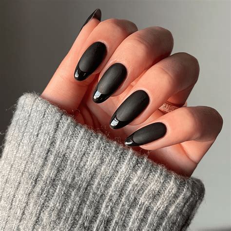 20 Black-Tip Nail Ideas for a Moody Manicure