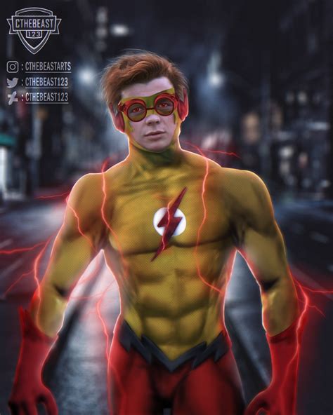 ArtStation - Kid Flash 90s - Rick Astley