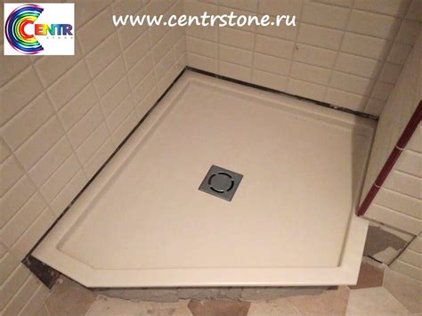 Поддон для душа из искусственного камня - заказ по лучшей цене в Москве