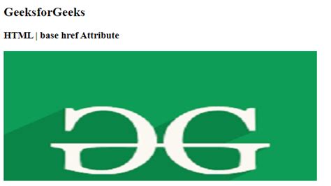 HTML href Attribute - GeeksforGeeks