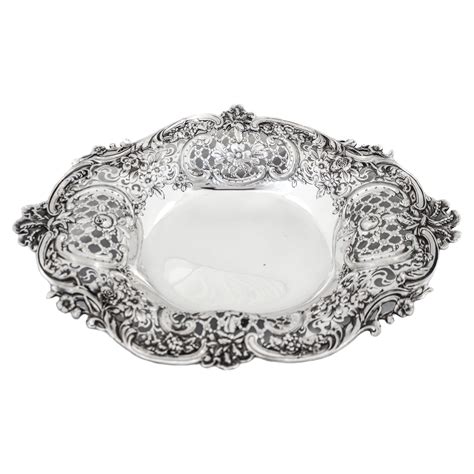 Sterling Silver Tiffany Centerpiece Compote For Sale at 1stDibs