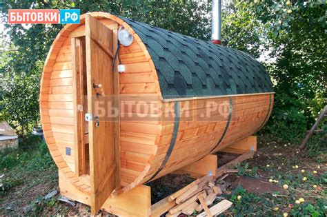 Баня бочка под ключ недорого в Ленинградской области – Купить баню ...