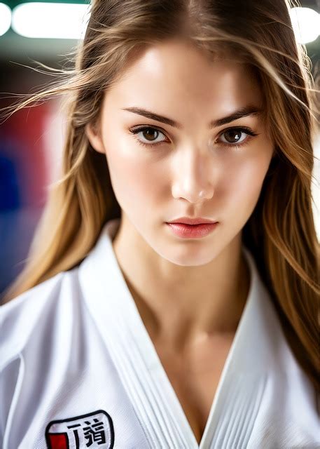 Download Ai Generated Woman Taekwondo Royalty-Free Stock Illustration ...