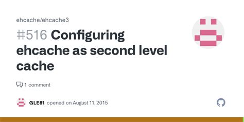 Configuring ehcache as second level cache · Issue #516 · ehcache ...