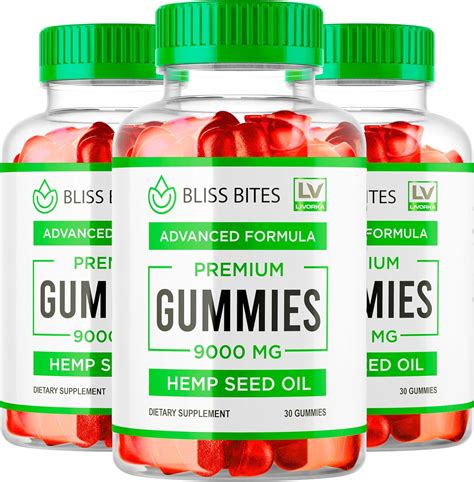 Amazon.com: 3 Pack - Bliss Bites Gummies - Bliss Bite 90 Gummies for 3