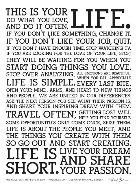 write  manifesto   spiritual business  life