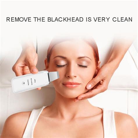 Buy Ultrasound Skin Scrubber Pore Cleaner Blackhead Peeling Machine For ...