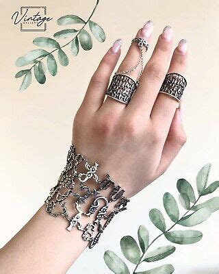 ARMENIA STERLING SILVER ORIGINAL RING BRACELET ARMENIAN VINTAGE JEWELRY ...
