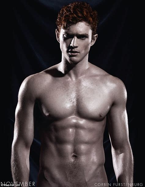 Male models pose NAKED in the 'first ever' nude calendar for red-haired