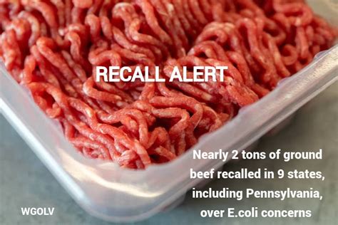 Nearly 2 tons of ground beef recalled in 9 states, including ...