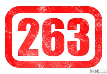 263 Text Effect and Logo Design Number