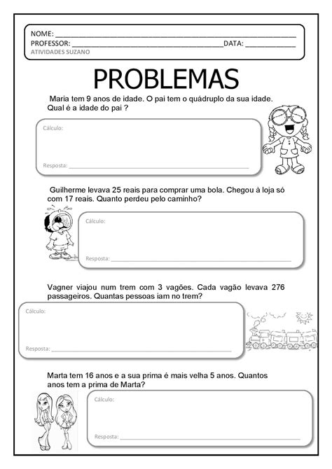 Problemas 3º ano