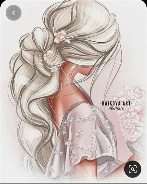 Прически Цветные Яркие Крепкие Укладка | Cheveux dessin, Mariage dessin ...