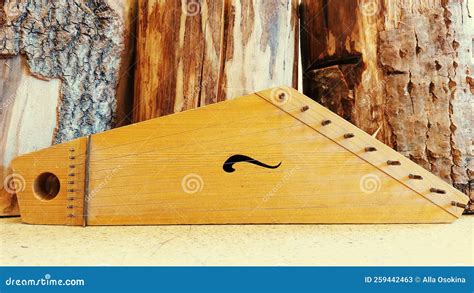 Estonian Zither Kannel Plucked String Instrument Chordophone Stock ...