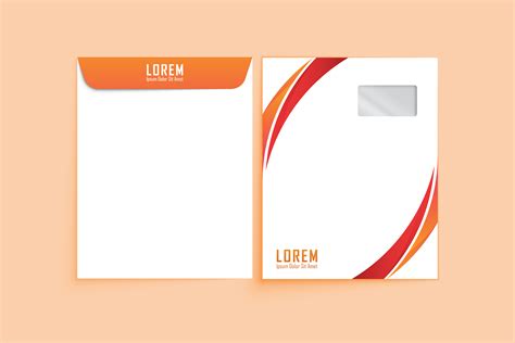 A4 Envelope Vector Template Design. Graphic by Ju Design · Creative Fabrica