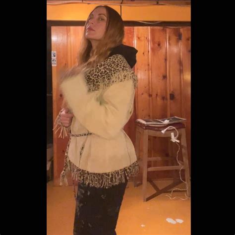 Y2K Suede Leather Jacket Animal Print Fringe Belted Large - Etsy