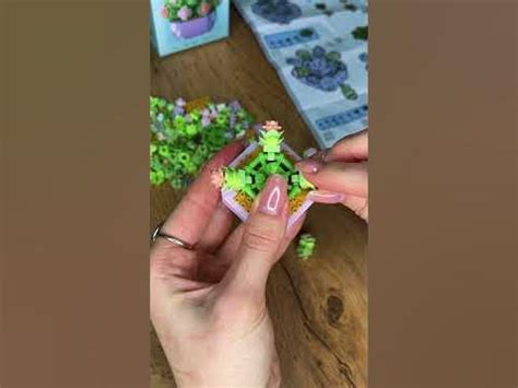 СОБИРАЮ ЛЕГО-ЦВЕТОЧЕК🌸 #лего #суккуленты #цветочек - YouTube