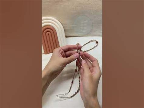 Ожерелье макраме ️ #macrame #kazakhstan #accessories - YouTube