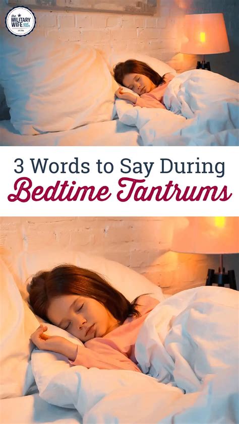 3 Powerful Words to Say During a Bedtime Tantrum