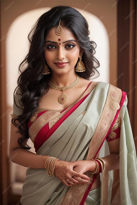Premium AI Image | Indian beautiful woman model picture ai generated
