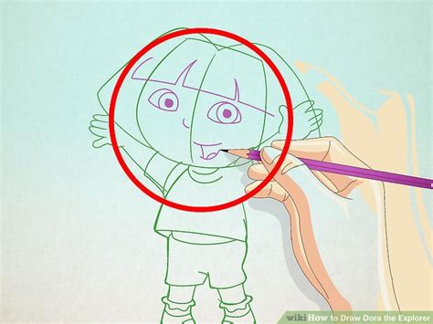 how to draw dora