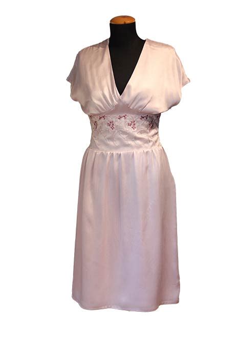 Pink silk dress - DeTerm™ apparel for summer parties