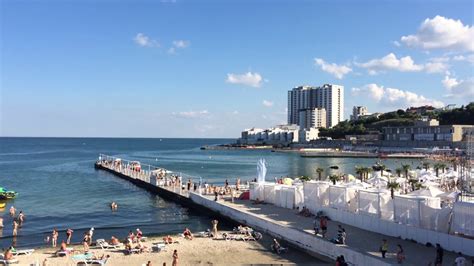 Arcadia beach, Odessa, Ukraine - YouTube