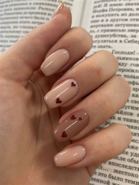 манікюр 💘 | Subtle nails, Simple nails, Classy acrylic nails