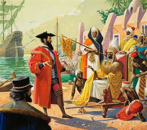 Vasco de Gama in Africa (Original) art by Severino Baraldi at The ...