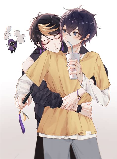 shu yamino and shoto (nijisanji and 2 more) drawn by a_dan | Danbooru