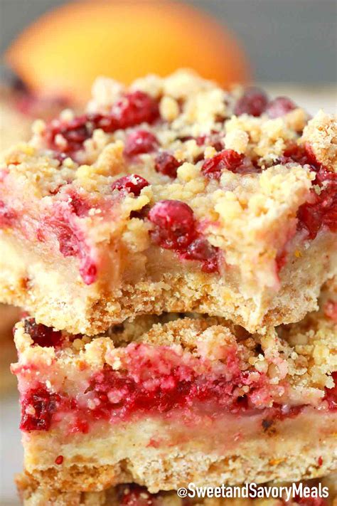 Cranberry Bars Recipe [Video] - Sweet and Savory Meals